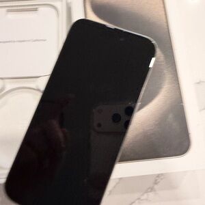 Black Smartphone with Glass Screen